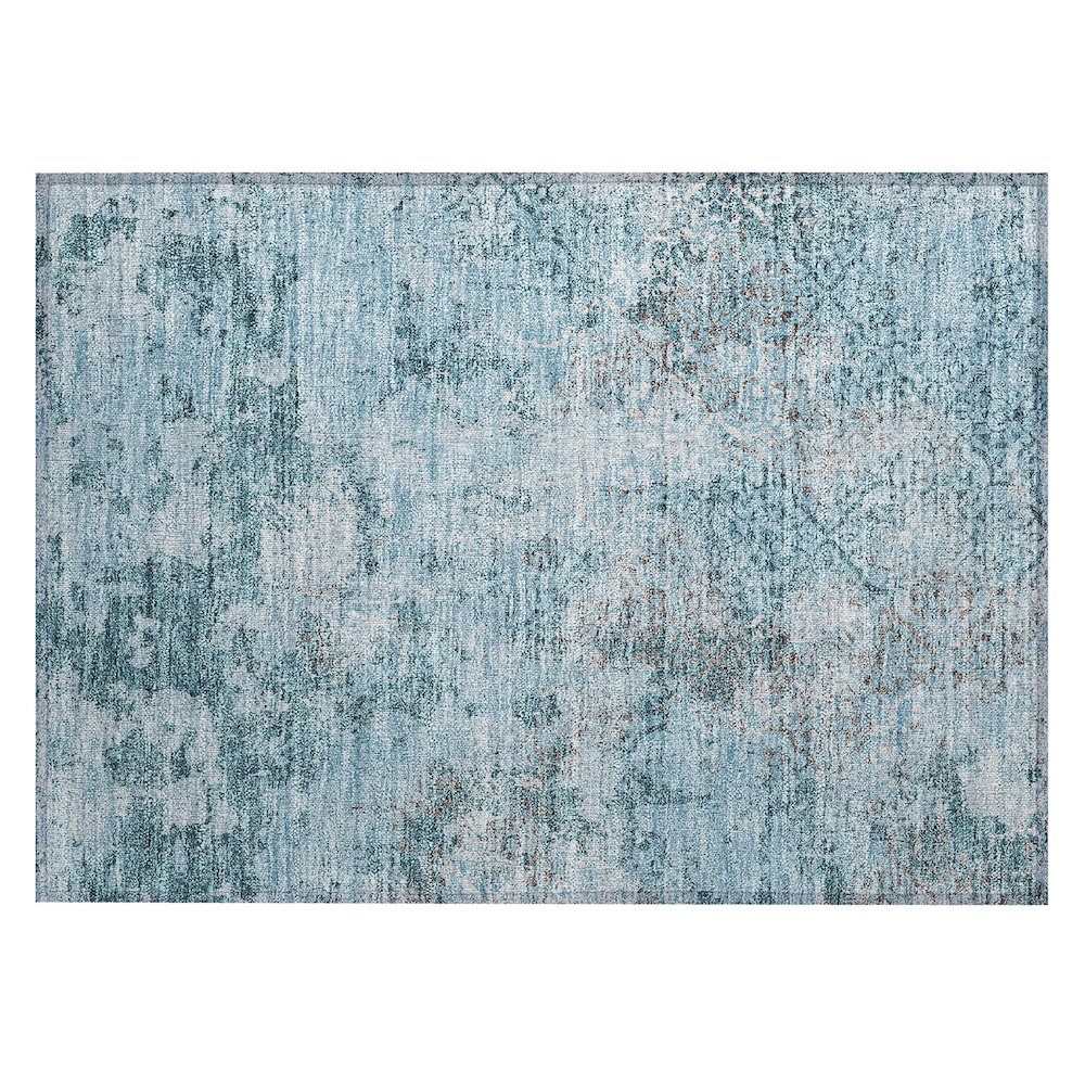 Chantille ACN769 Teal 1'8" x 2'6" Rug. Picture 1