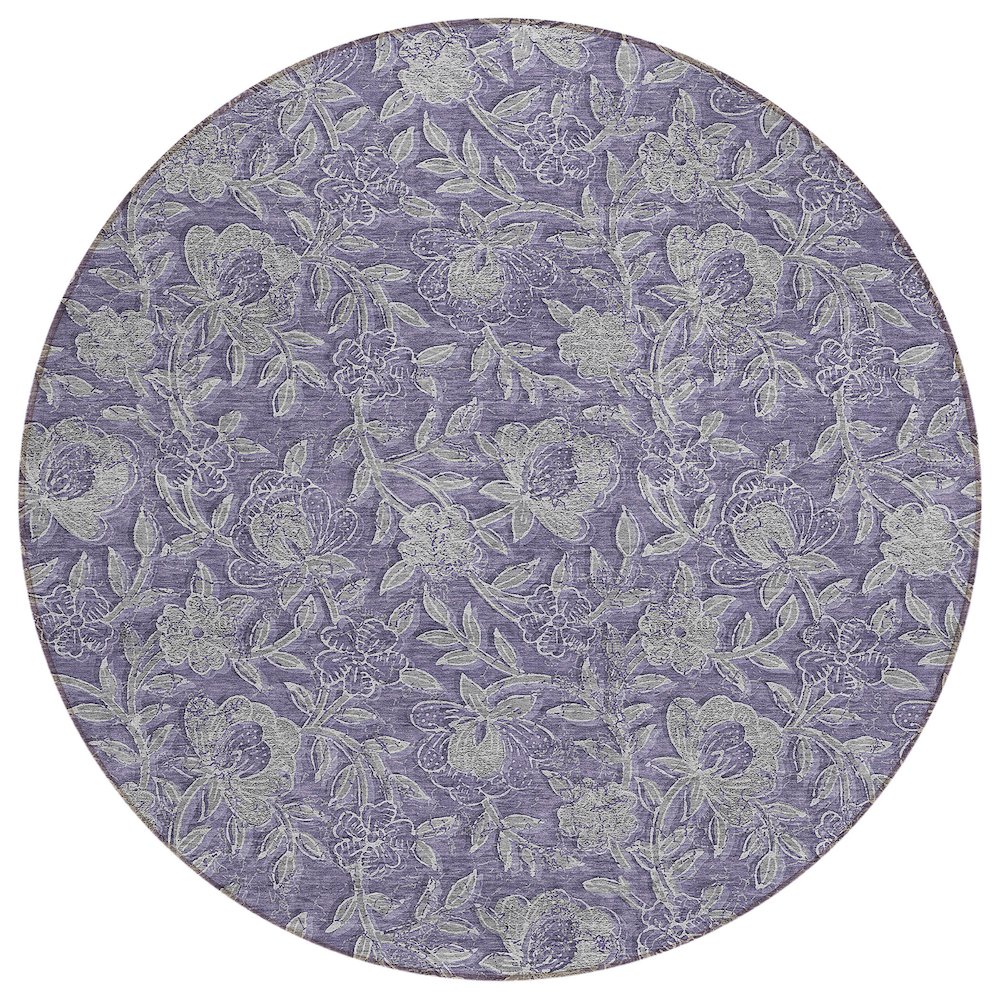 Chantille ACN771 Purple 8' x 8' Rug. Picture 1