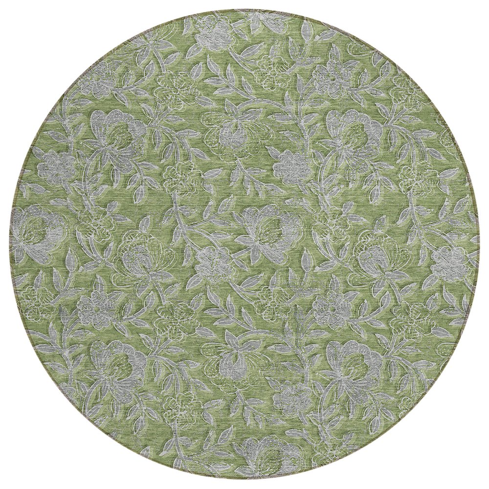 Chantille ACN771 Green 8' x 8' Rug. Picture 1