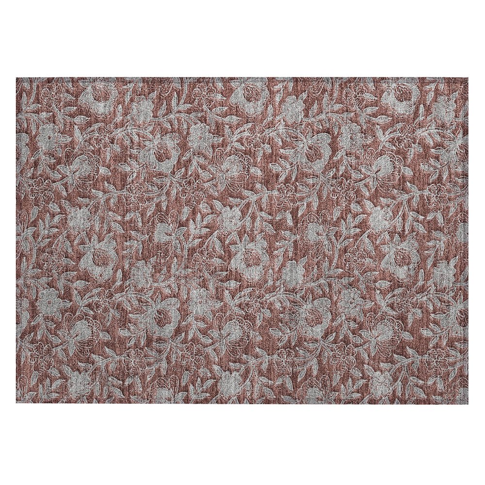 Chantille ACN771 Orange 1'8" x 2'6" Rug. Picture 1