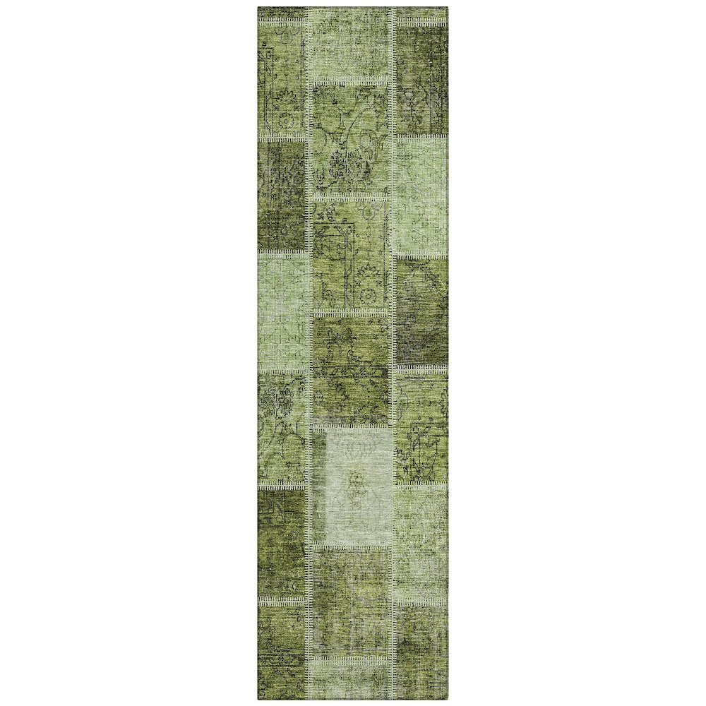 Chantille ACN772 Green 2'3" x 7'6" Rug. Picture 1