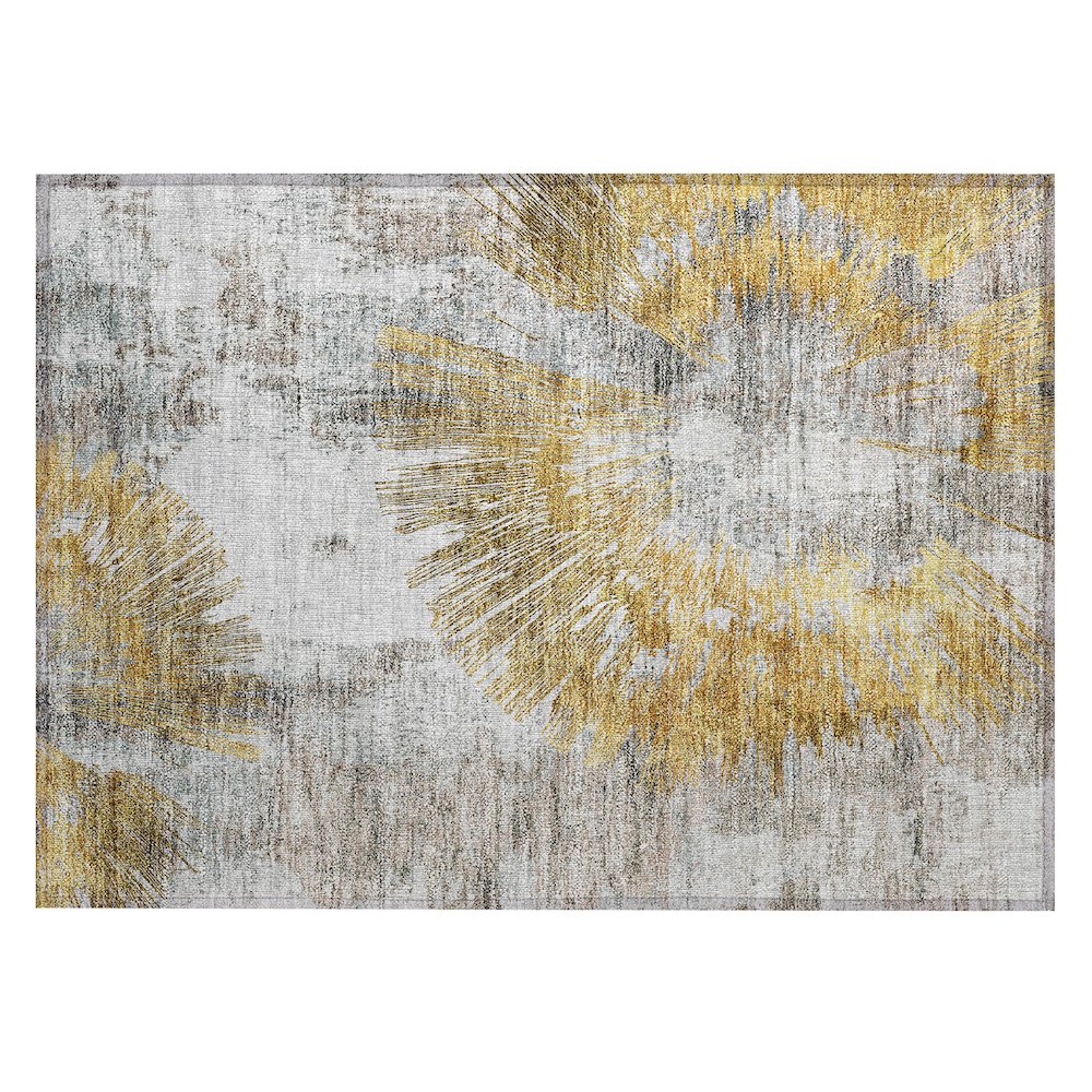 Chantille ACN773 Gold 1'8" x 2'6" Rug. Picture 1