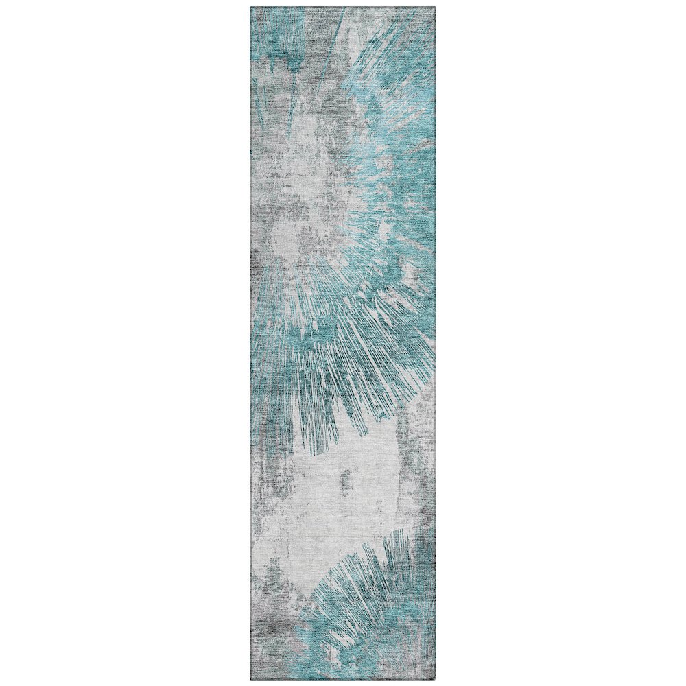 Chantille ACN773 Teal 2'3" x 7'6" Rug. Picture 1
