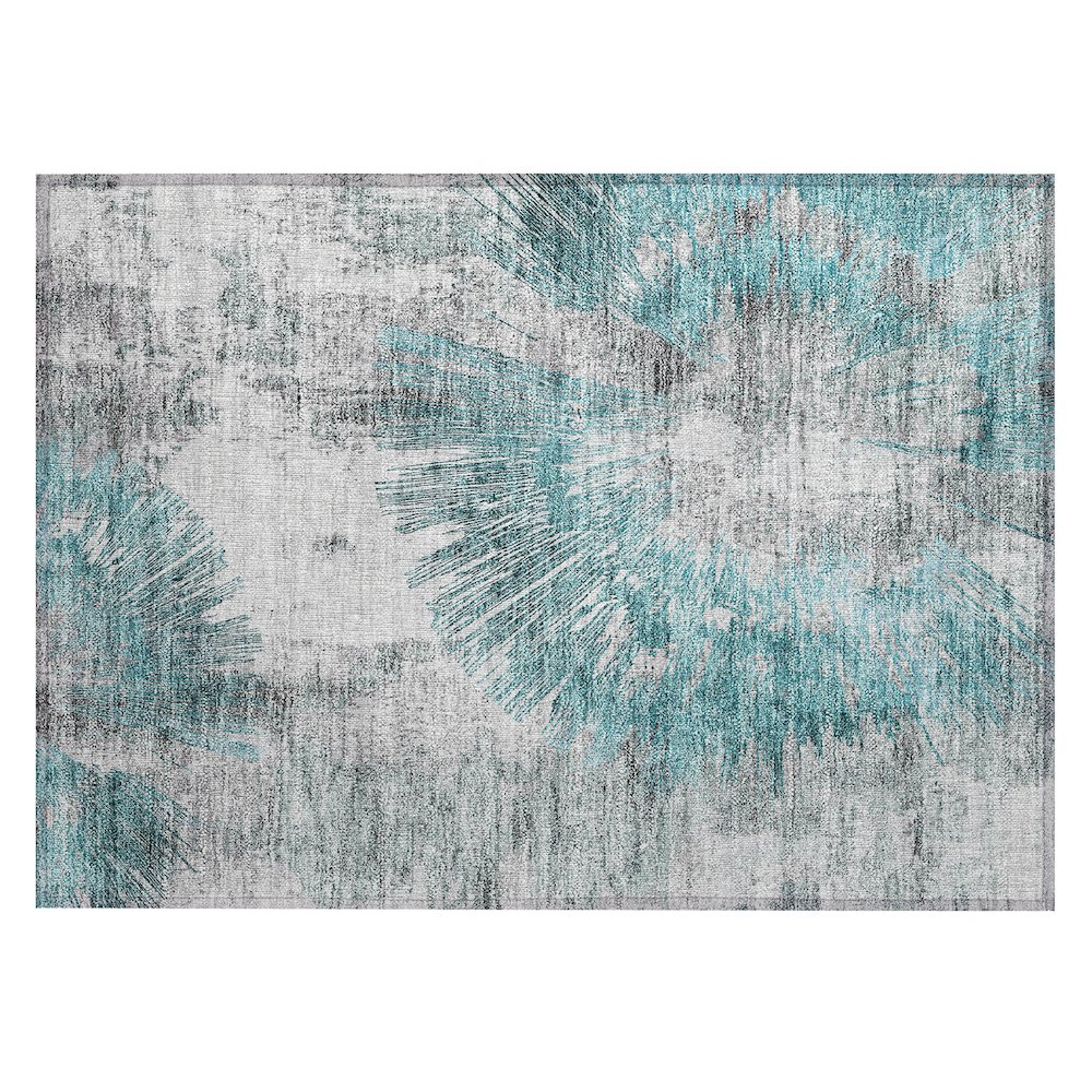 Chantille ACN773 Teal 1'8" x 2'6" Rug. Picture 1