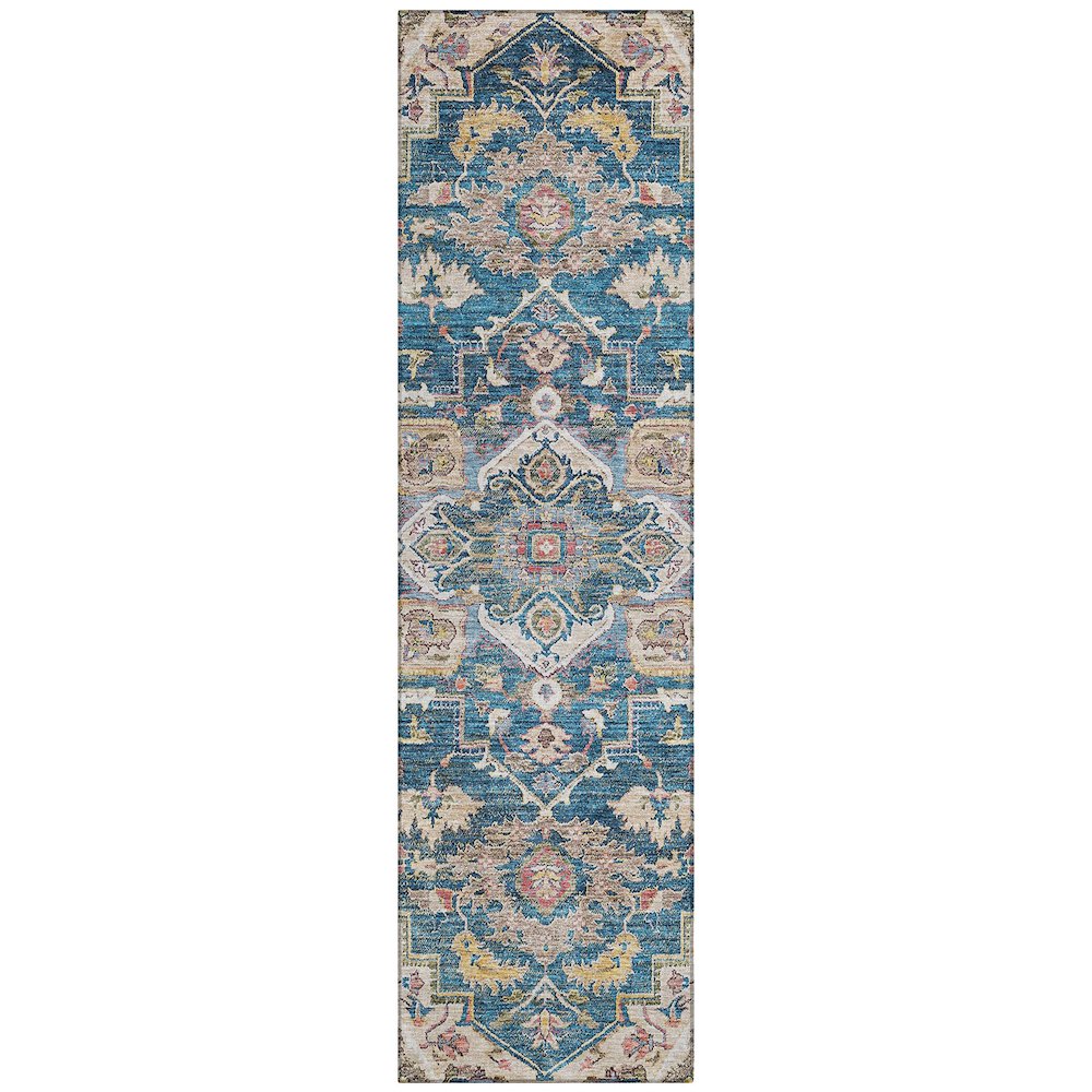 Chantille ACN774 Blue 2'3" x 7'6" Rug. Picture 1