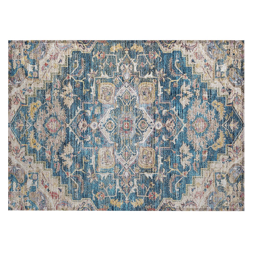 Chantille ACN774 Blue 1'8" x 2'6" Rug. Picture 1