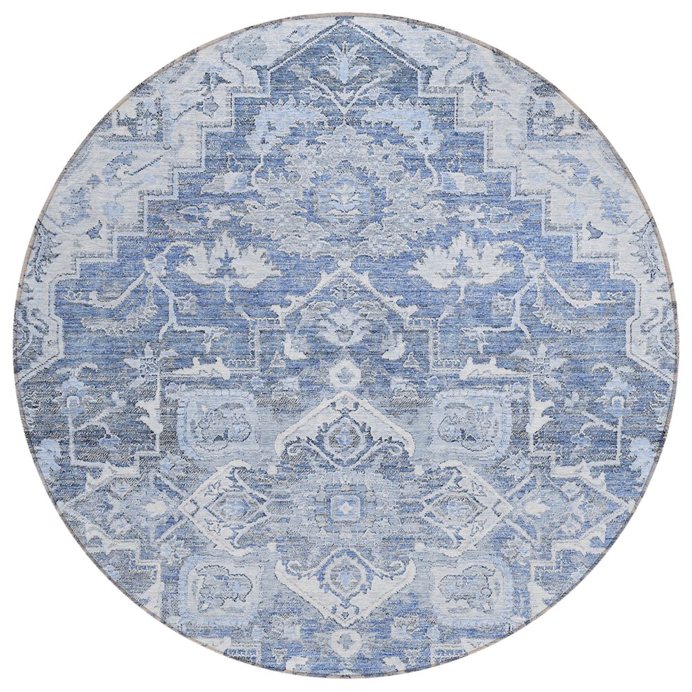 Chantille ACN774 Blue 8' x 8' Rug. Picture 1