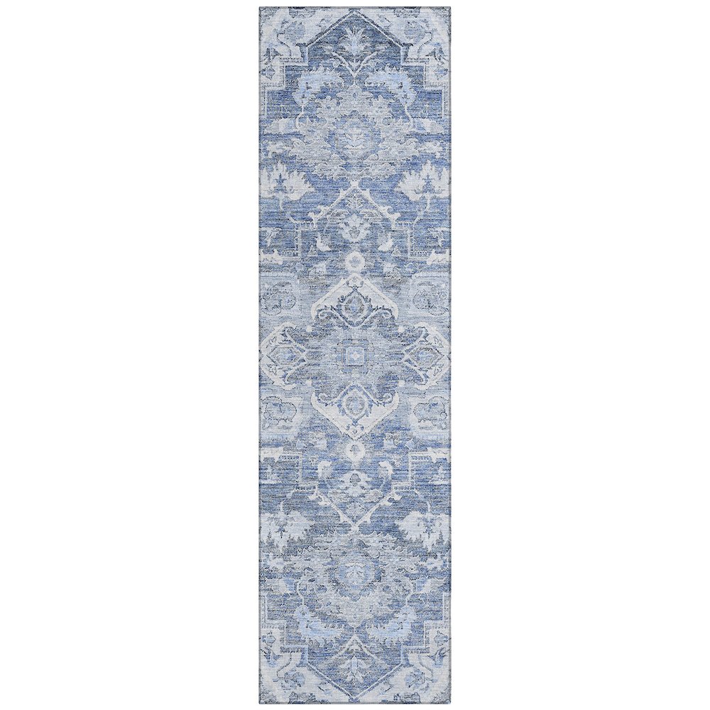 Chantille ACN774 Blue 2'3" x 7'6" Rug. Picture 1