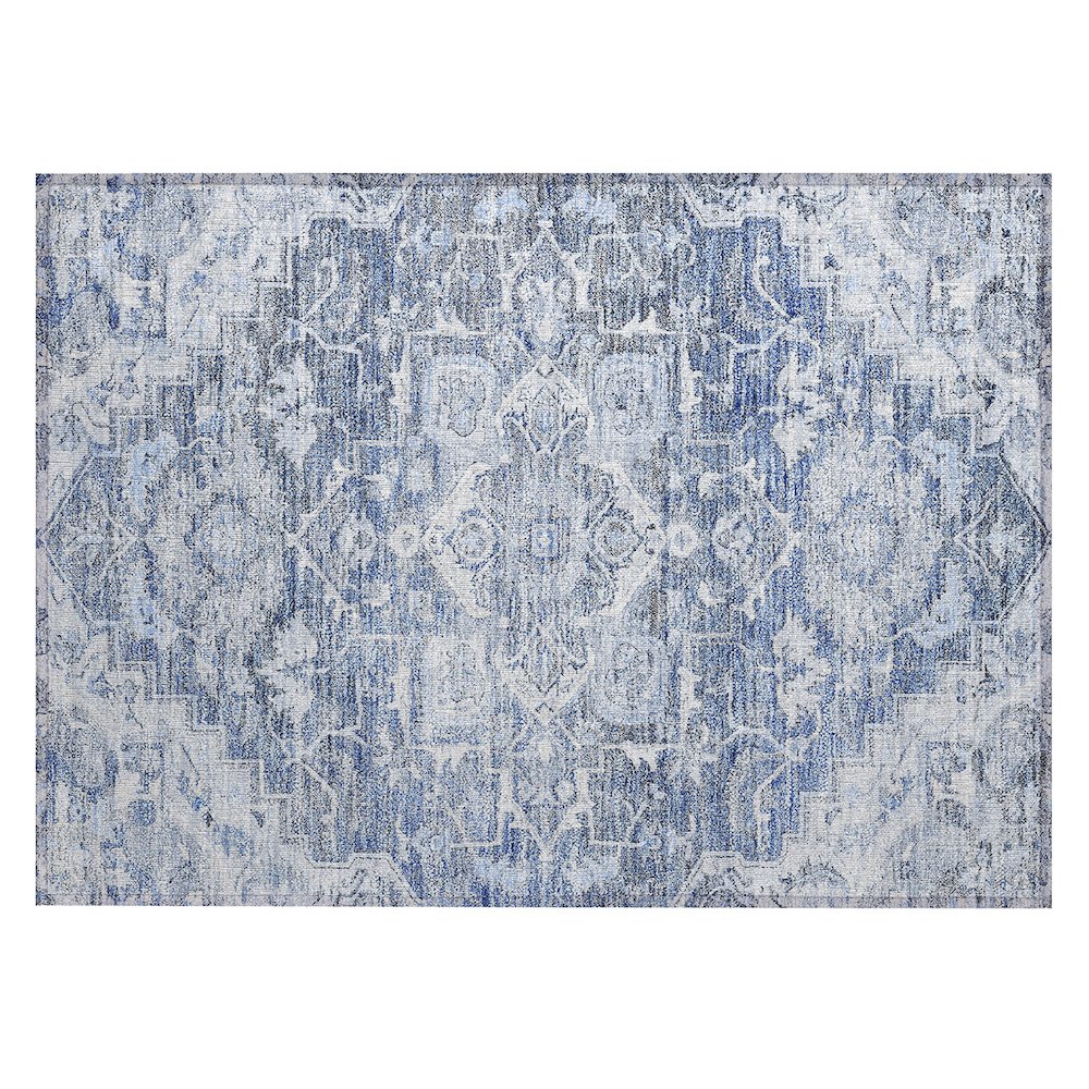 Chantille ACN774 Blue 1'8" x 2'6" Rug. Picture 1
