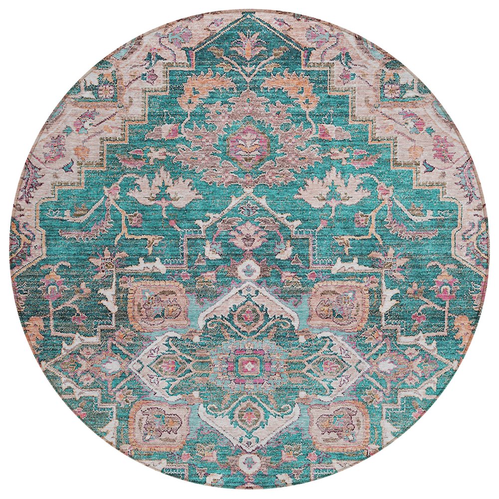 Chantille ACN774 Green 8' x 8' Rug. Picture 1