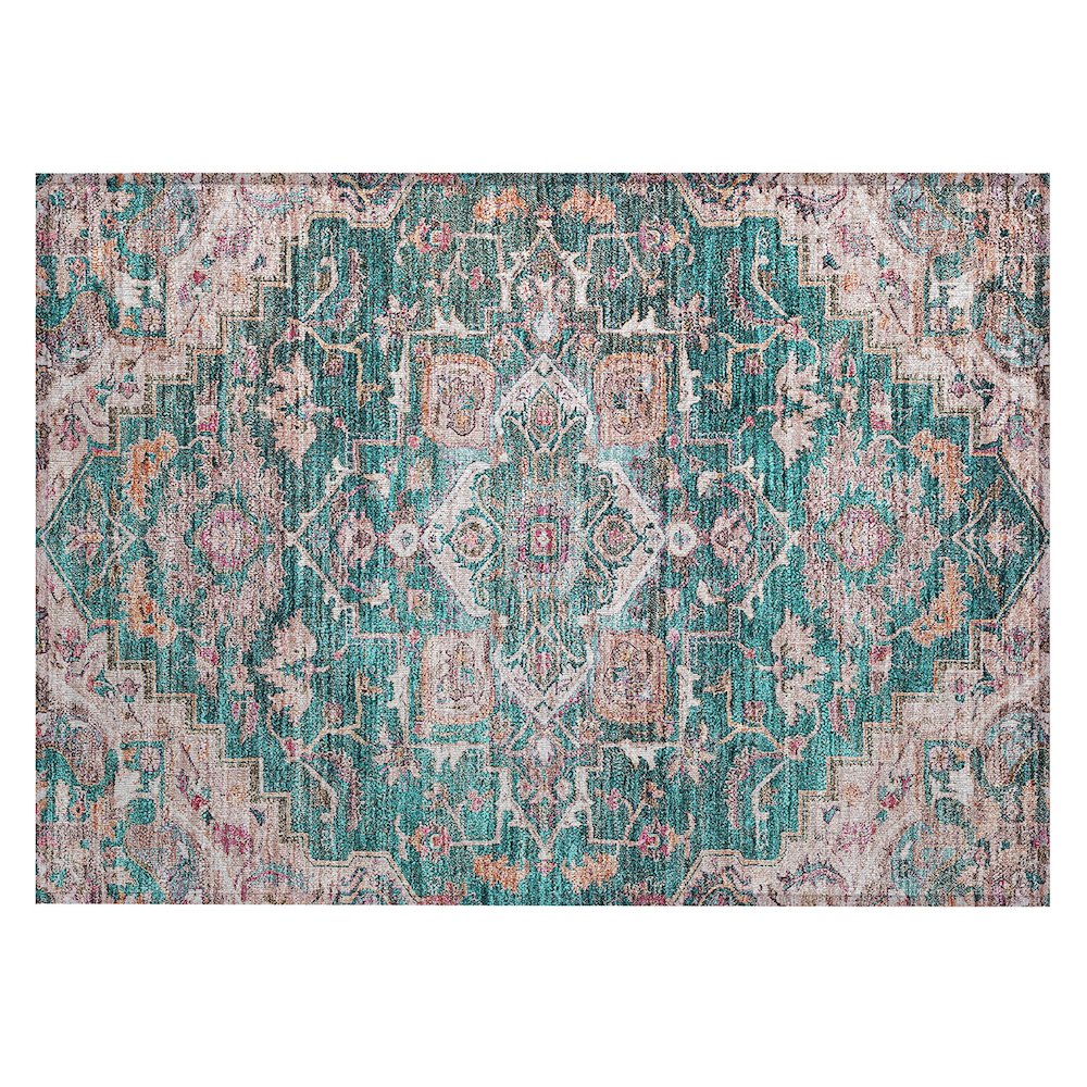 Chantille ACN774 Green 1'8" x 2'6" Rug. Picture 1
