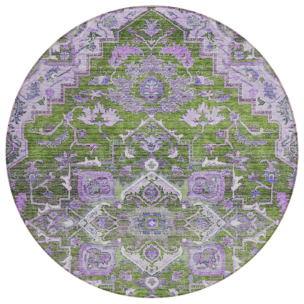 Chantille ACN774 Green 8' x 8' Rug. Picture 1