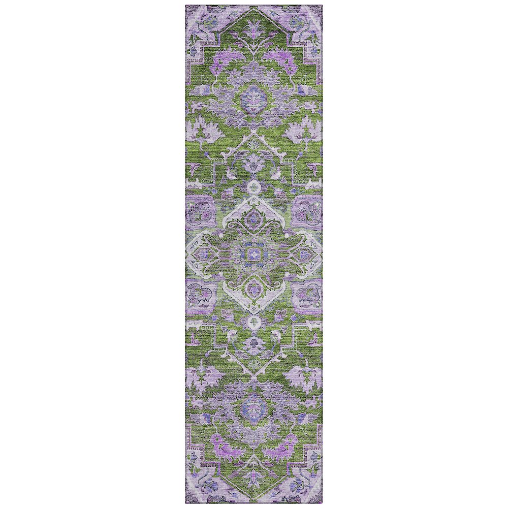 Chantille ACN774 Green 2'3" x 7'6" Rug. Picture 1