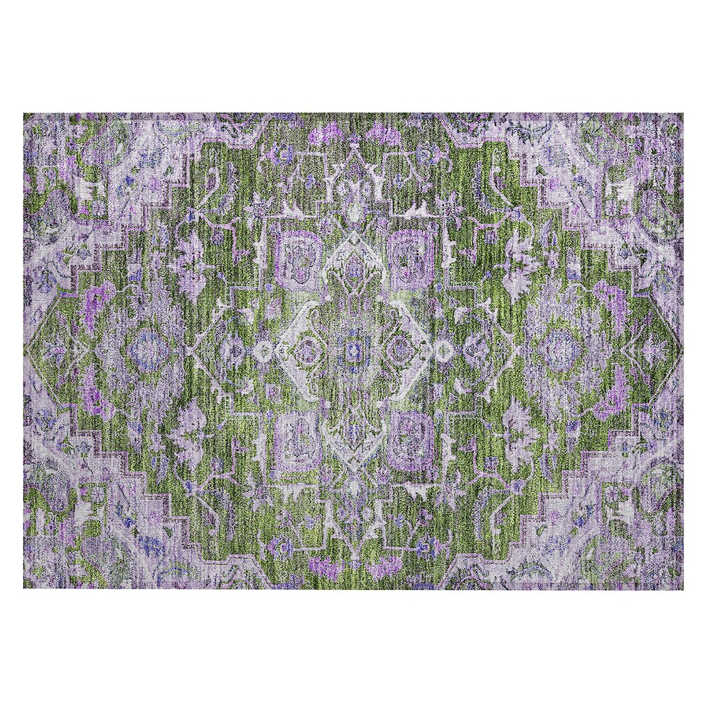 Chantille ACN774 Green 1'8" x 2'6" Rug. Picture 1