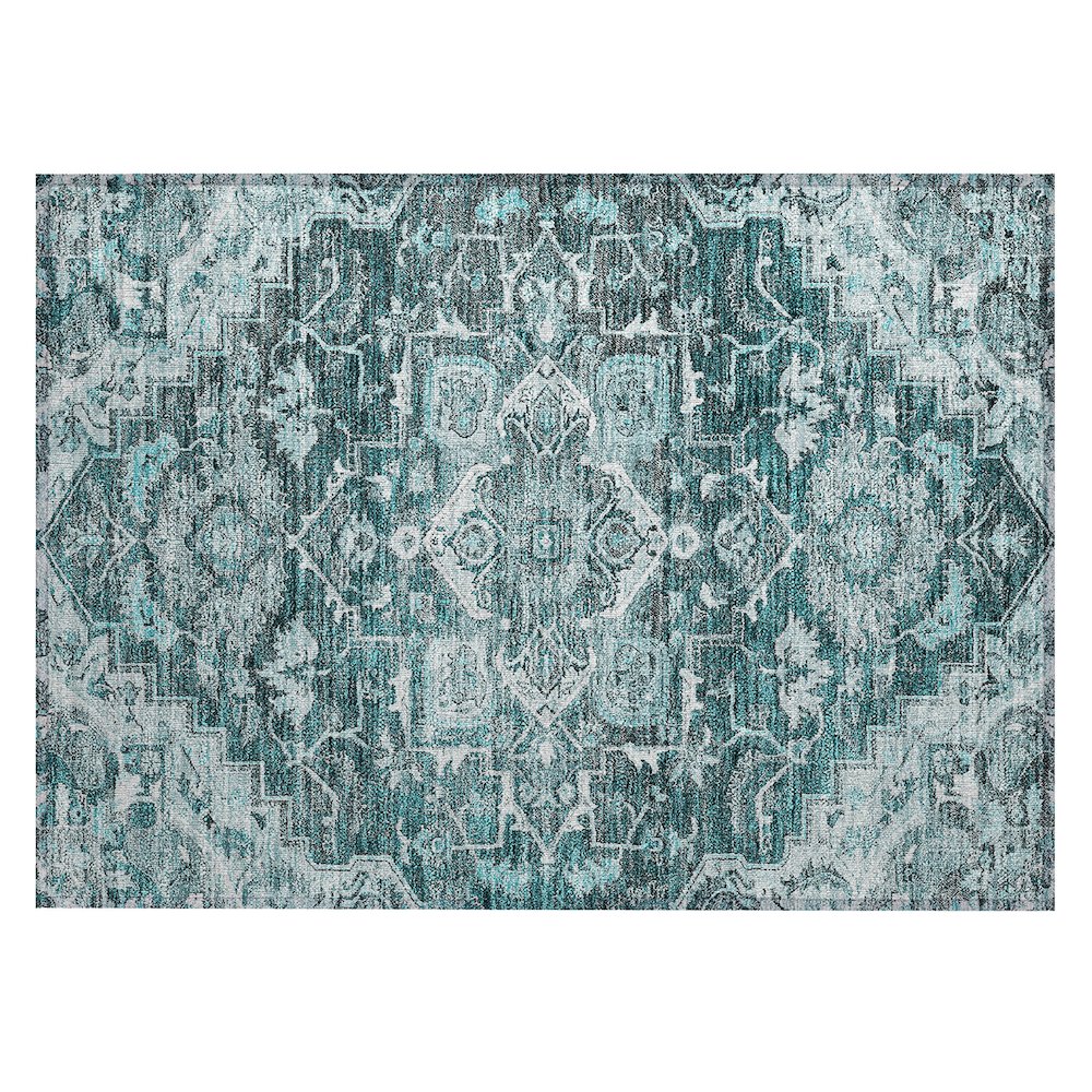 Chantille ACN774 Teal 1'8" x 2'6" Rug. Picture 1