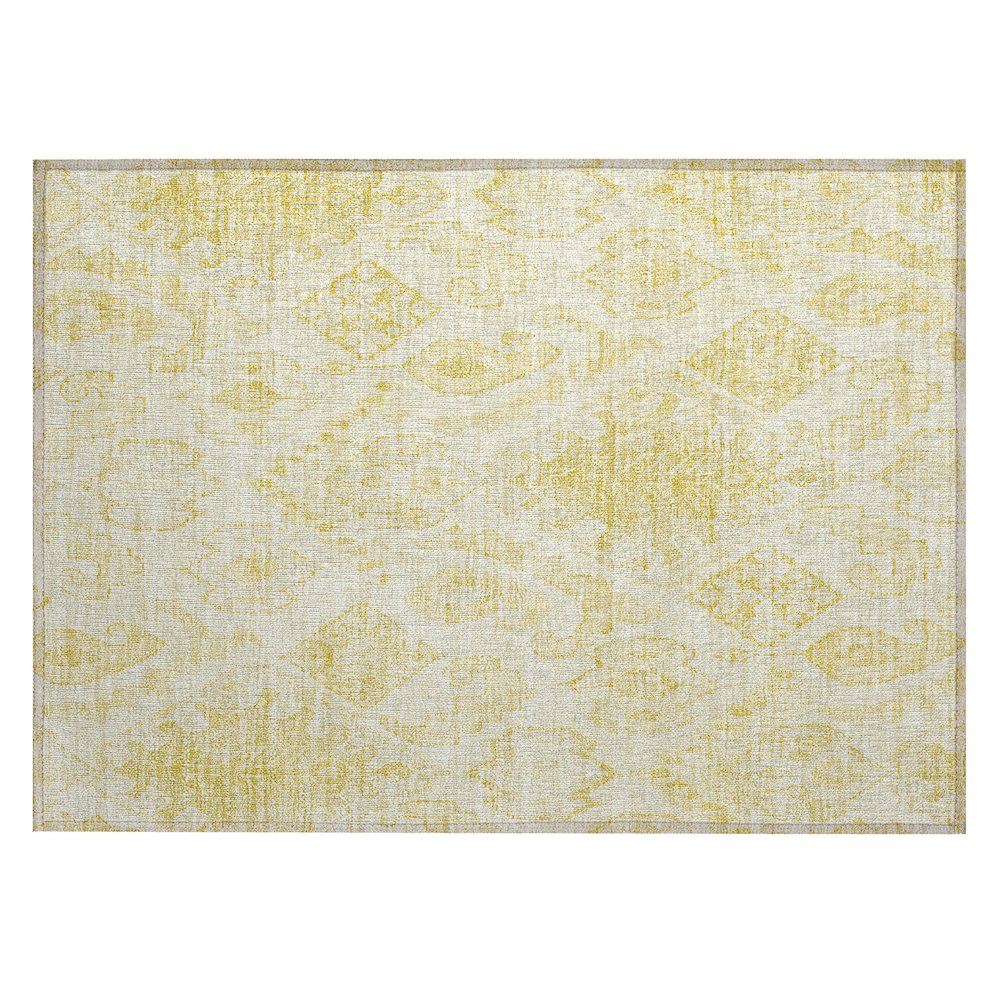 Chantille ACN776 Gold 1'8" x 2'6" Rug. Picture 1