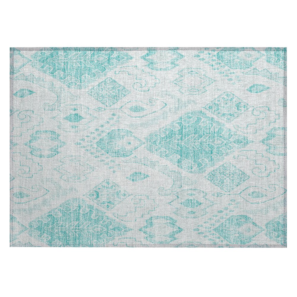 Chantille ACN776 Teal 1'8" x 2'6" Rug. Picture 1