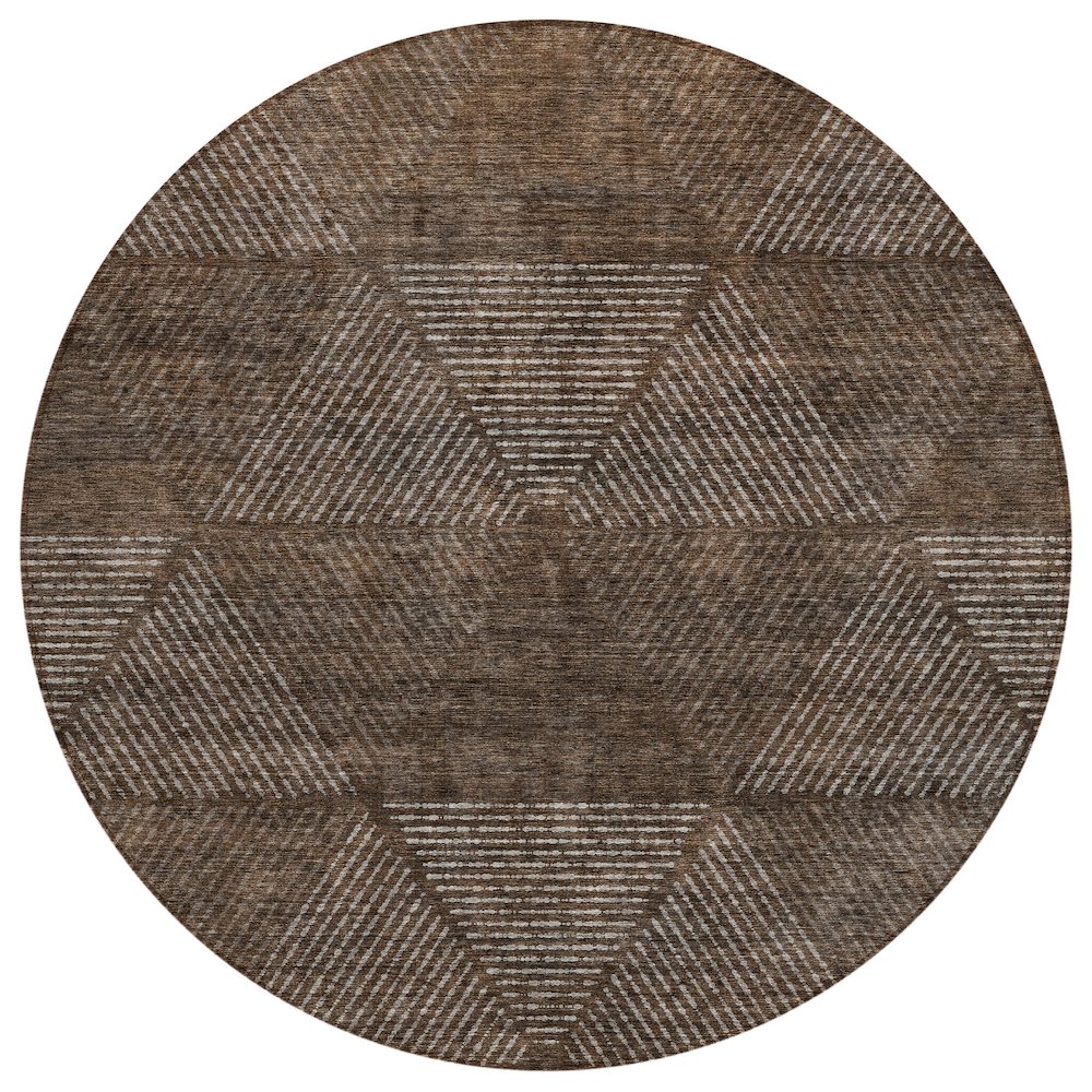 Chantille ACN777 Brown 8' x 8' Rug. Picture 1