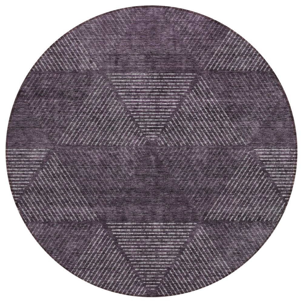 Chantille ACN777 Purple 8' x 8' Rug. Picture 1
