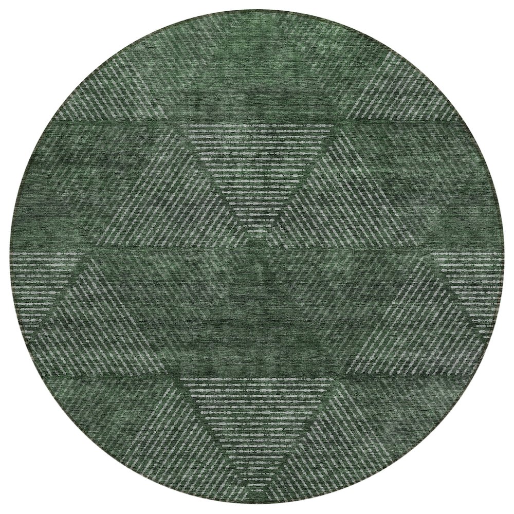 Chantille ACN777 Green 8' x 8' Rug. Picture 1
