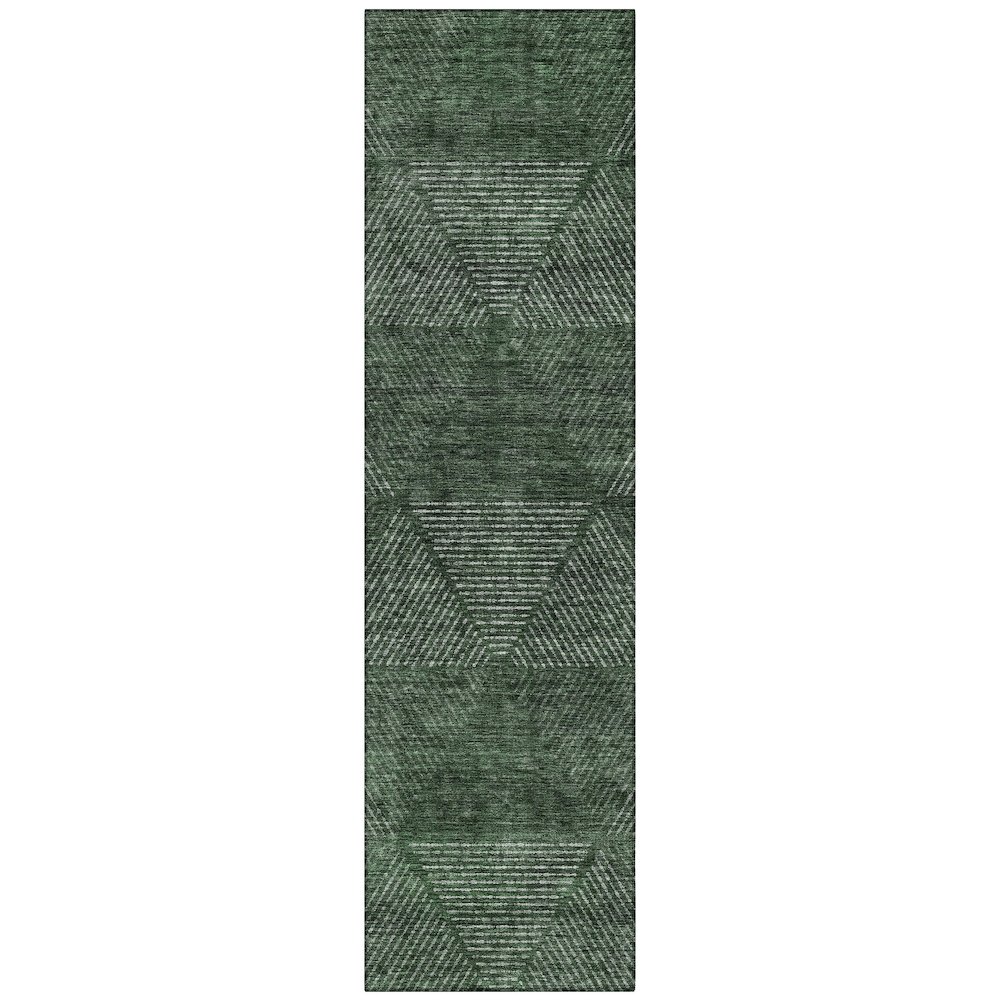 Chantille ACN777 Green 2'3" x 7'6" Rug. Picture 1