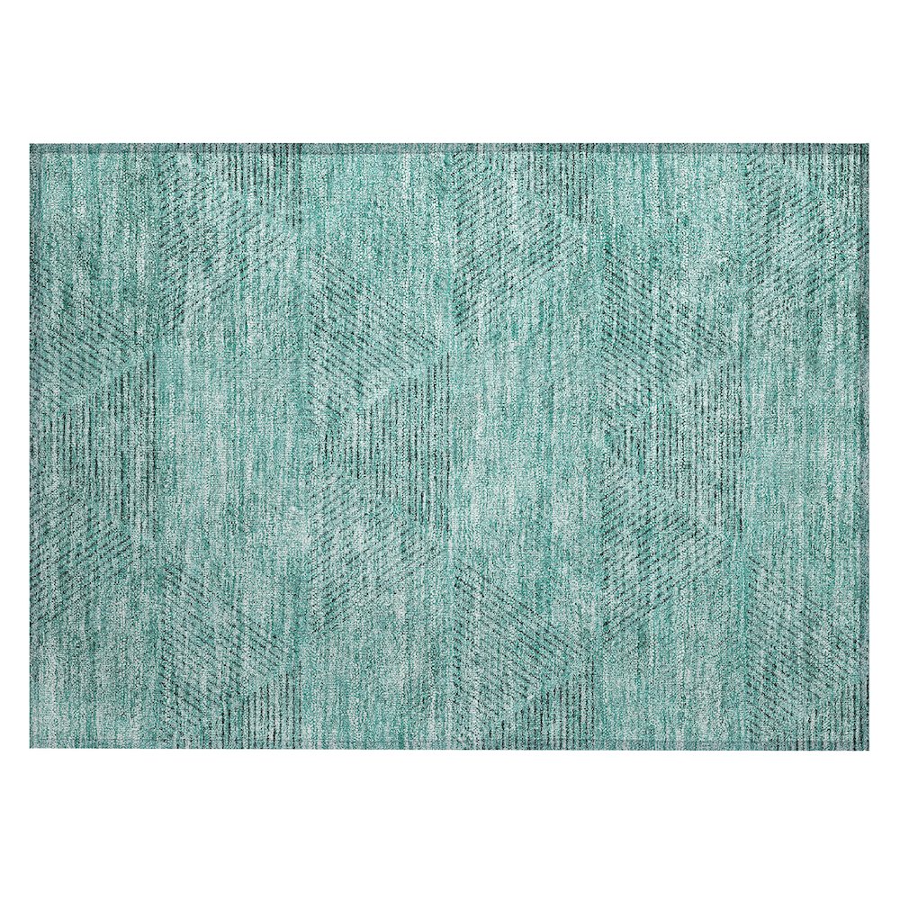 Chantille ACN777 Teal 1'8" x 2'6" Rug. Picture 1