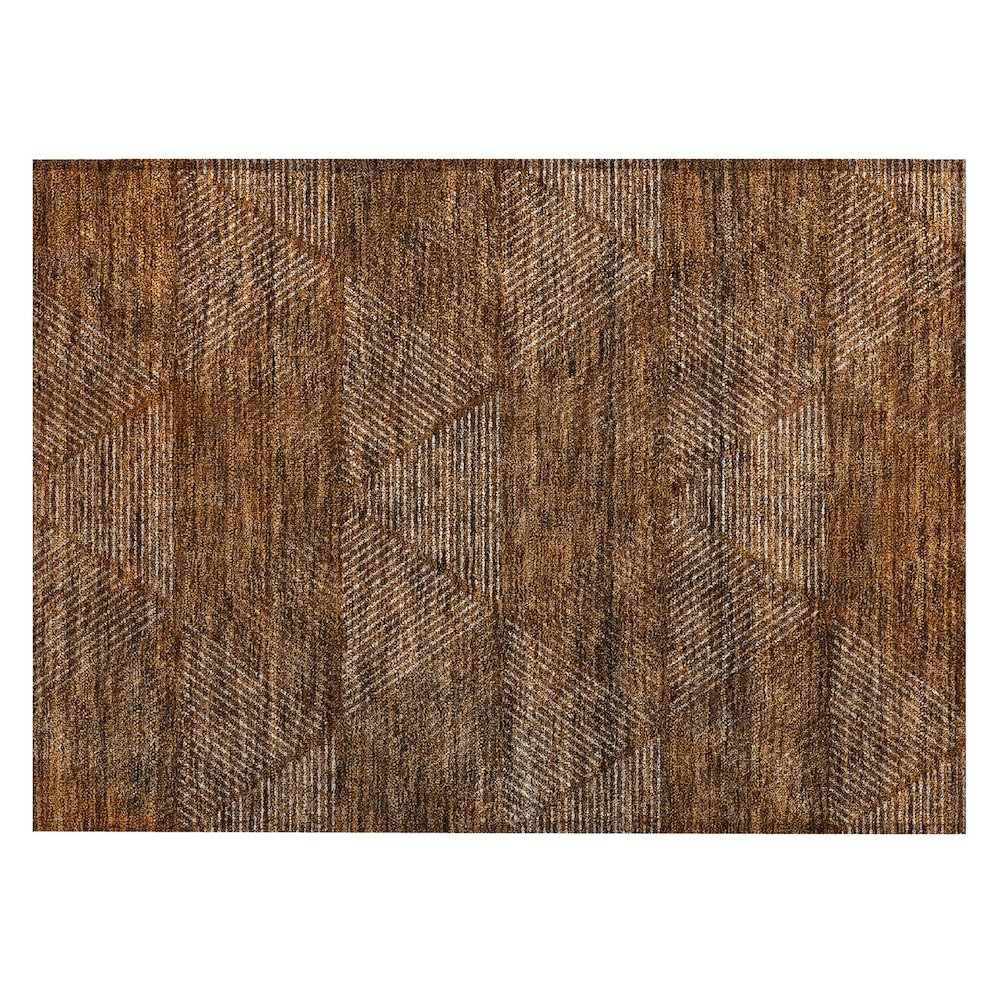 Chantille ACN777 Orange 1'8" x 2'6" Rug. Picture 1