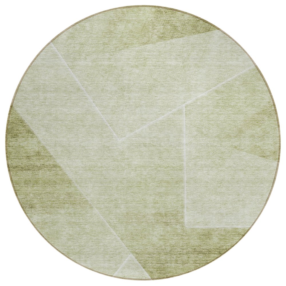 Chantille ACN779 Green 8' x 8' Rug. Picture 1