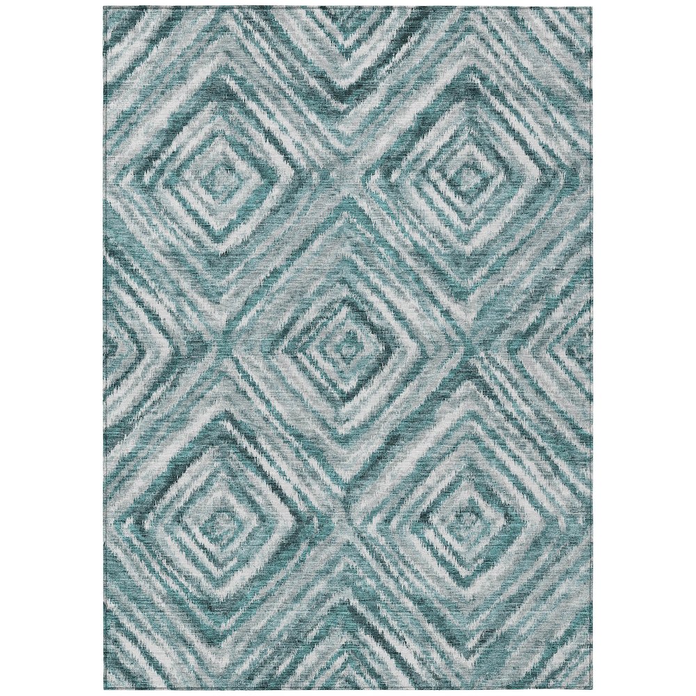 Chantille ACN781 Teal 2'6" x 3'10" Rug. Picture 1