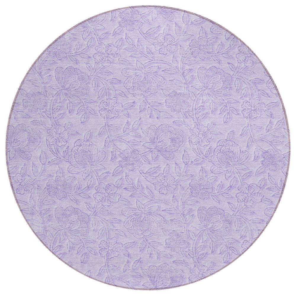 Chantille ACN782 Purple 8' x 8' Rug. Picture 1