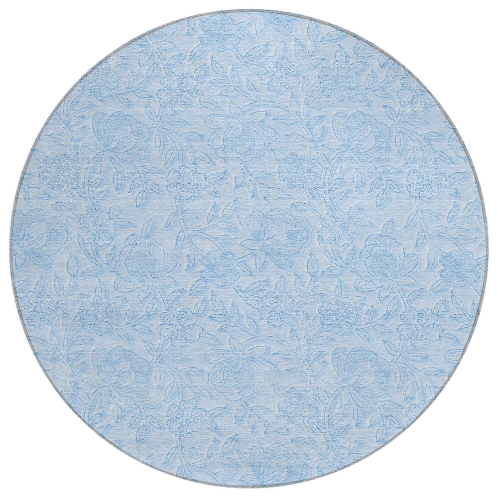 Chantille ACN782 Blue 8' x 8' Rug. Picture 1