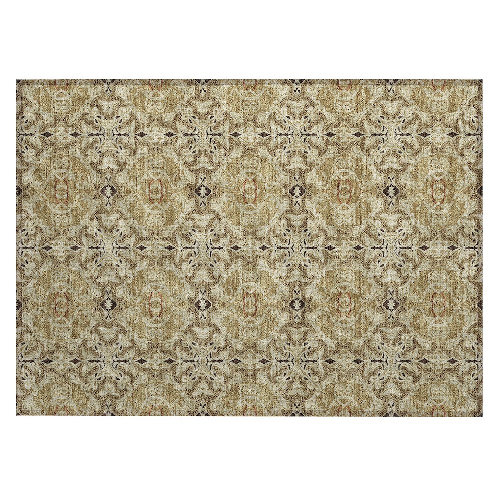 Chantille ACN783 Brown 1'8" x 2'6" Rug. Picture 1
