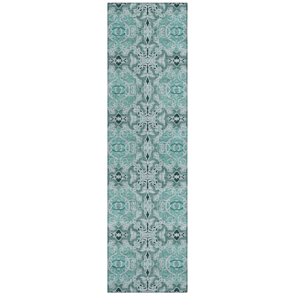 Chantille ACN783 Teal 2'3" x 7'6" Rug. Picture 1
