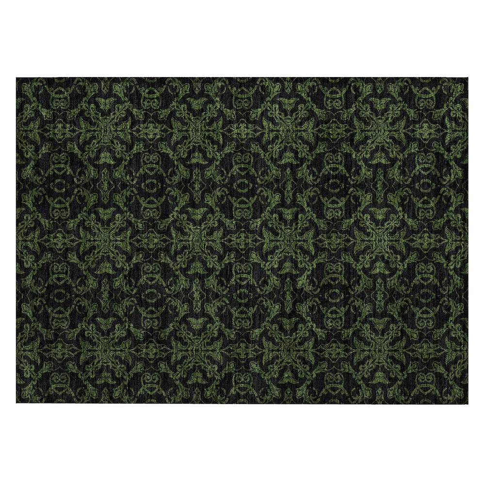 Chantille ACN785 Green 1'8" x 2'6" Rug. Picture 1