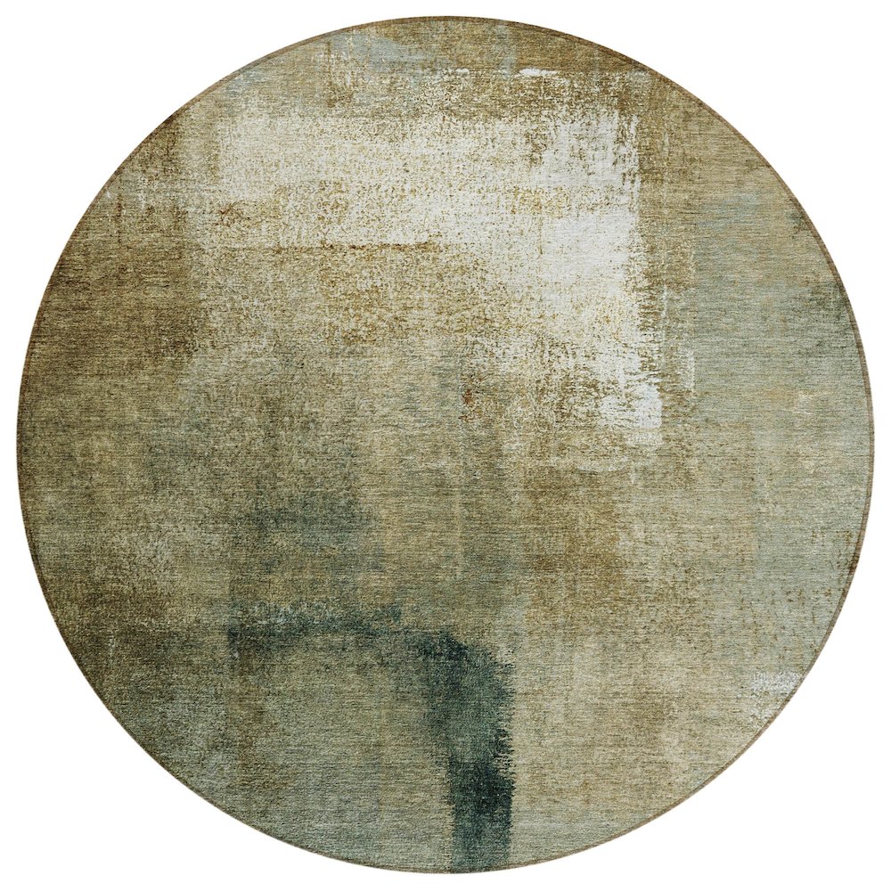 Chantille ACN787 Brown 8' x 8' Rug. Picture 1