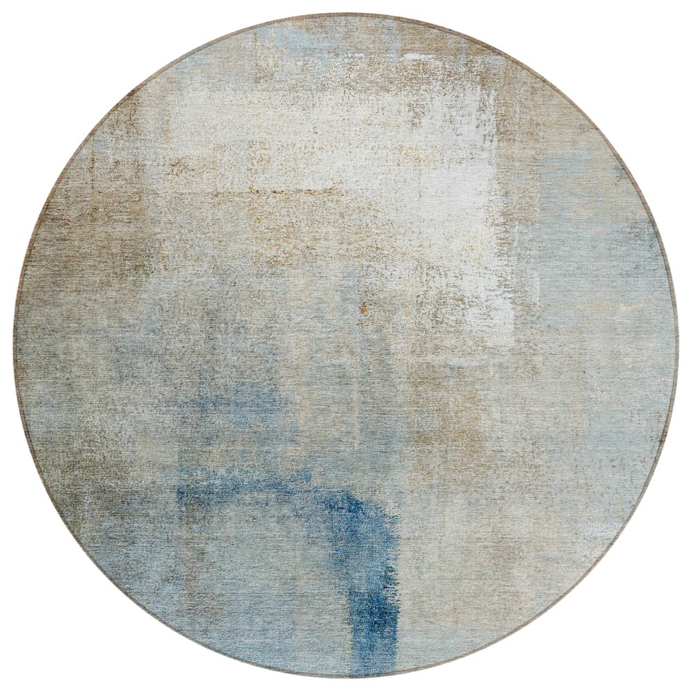 Chantille ACN787 Brown 8' x 8' Rug. Picture 1