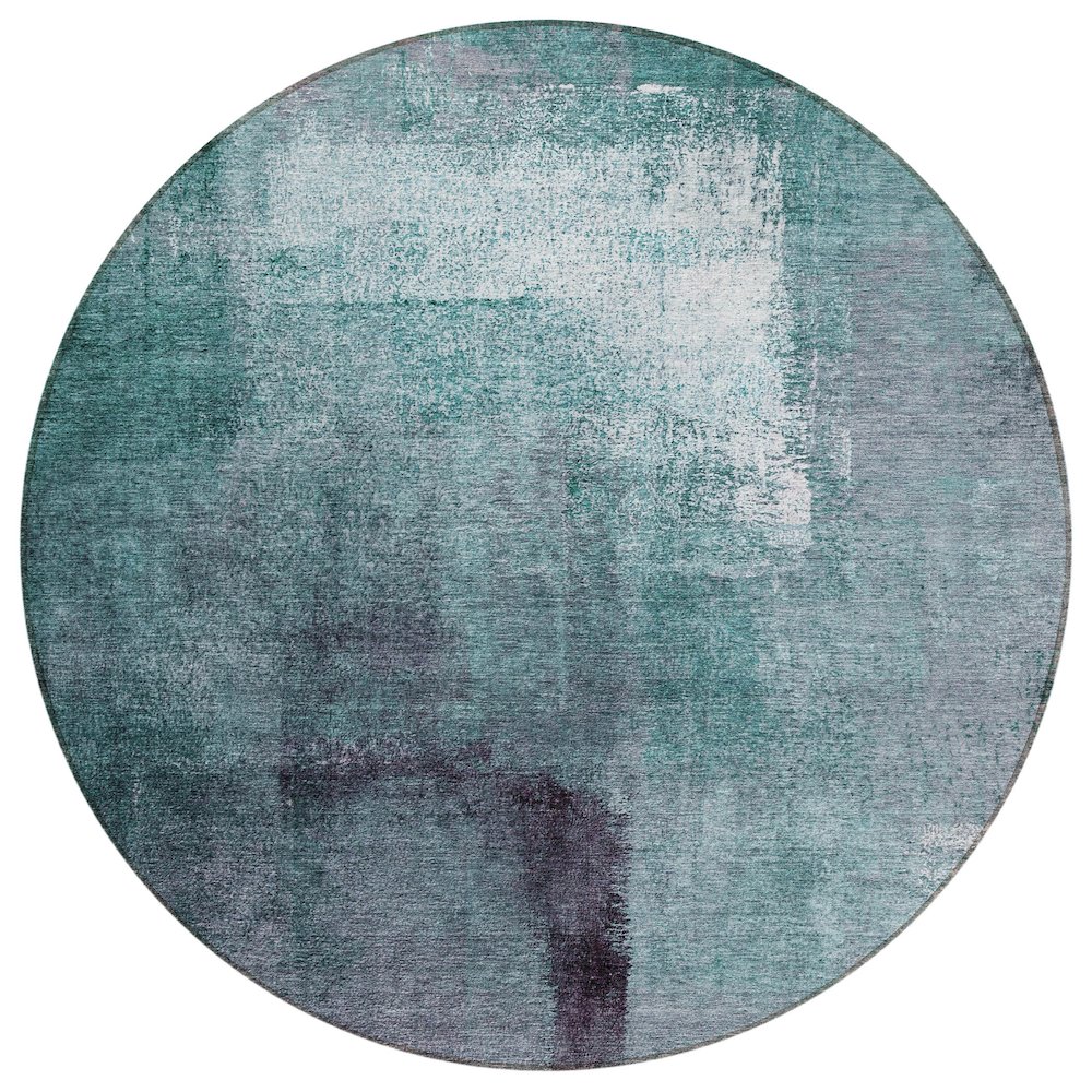 Chantille ACN787 Teal 8' x 8' Rug. Picture 1