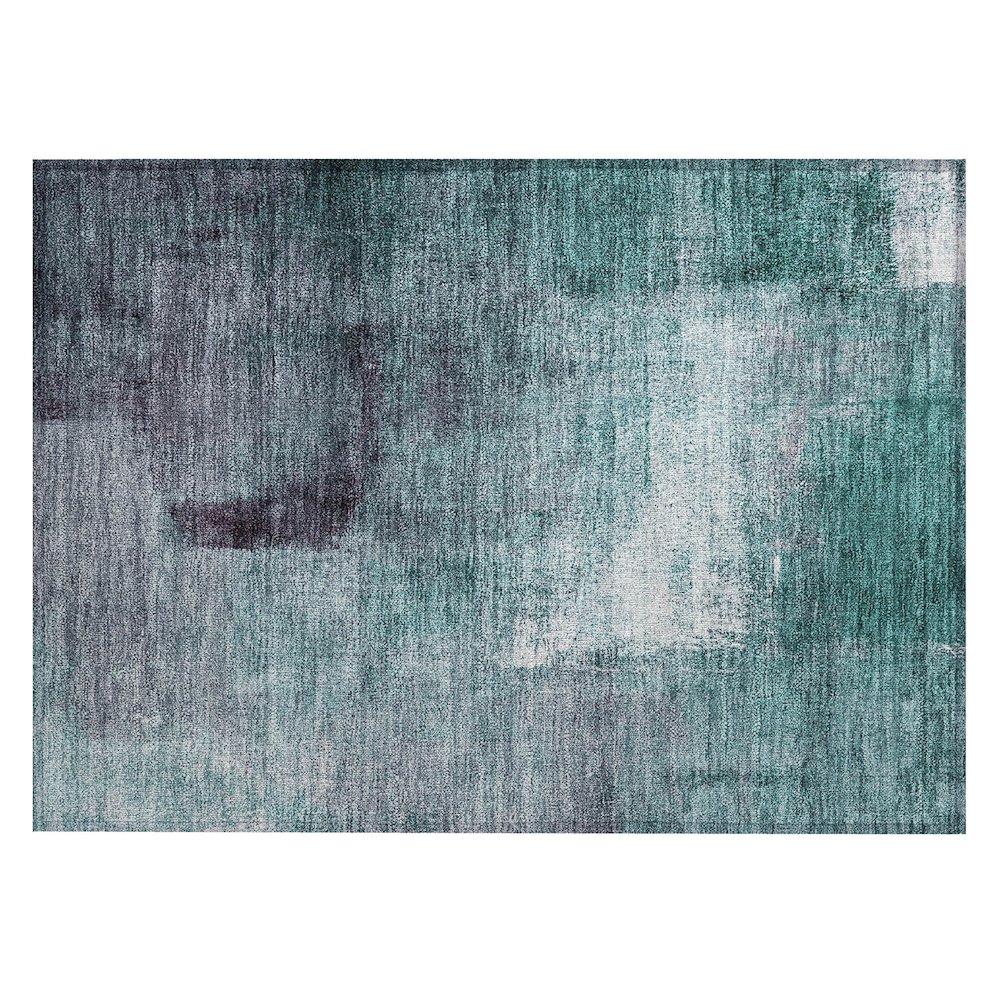 Chantille ACN787 Teal 1'8" x 2'6" Rug. Picture 1