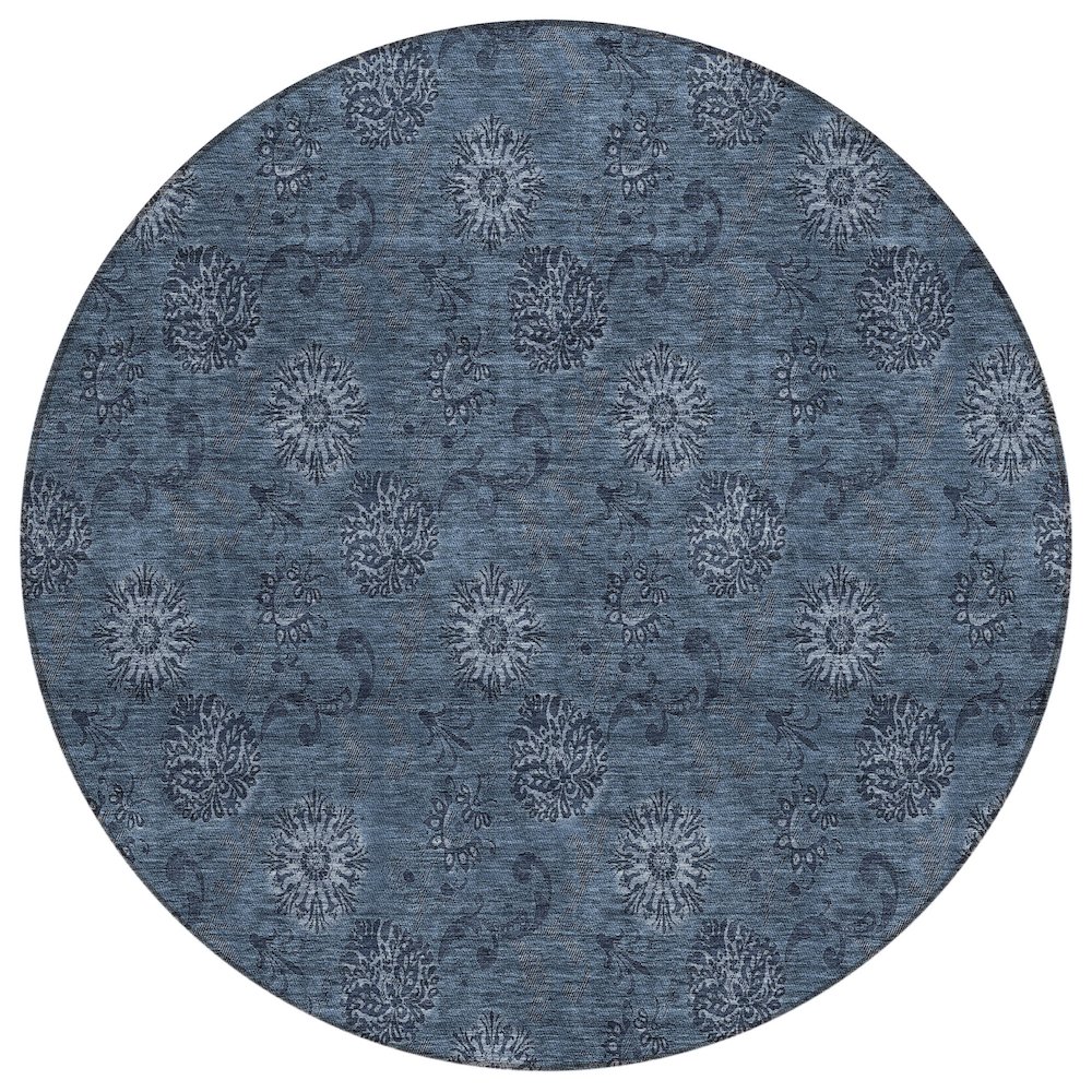 Chantille ACN788 Blue 8' x 8' Rug. Picture 1