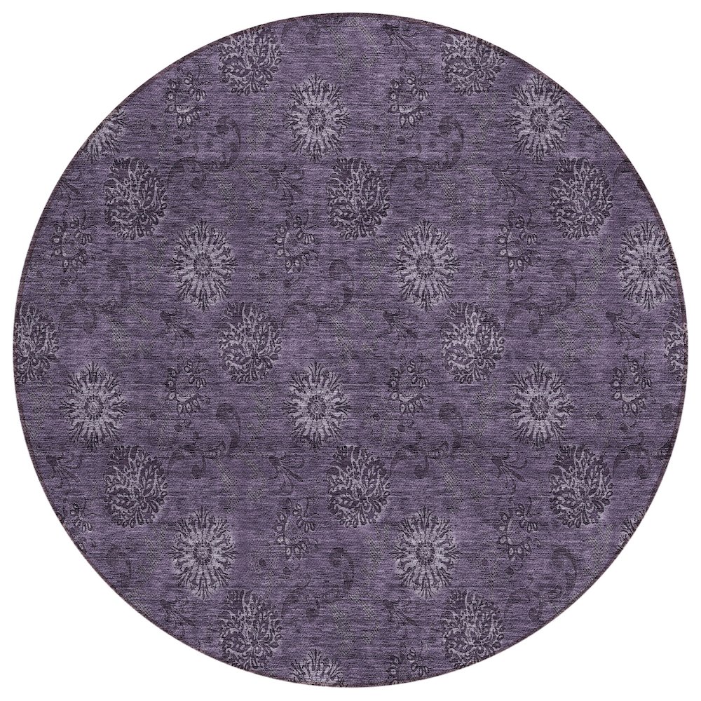 Chantille ACN788 Purple 8' x 8' Rug. Picture 1