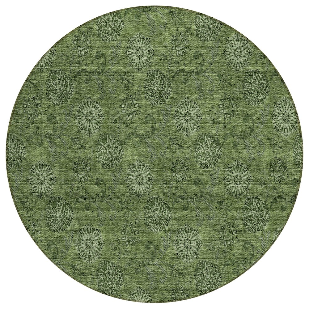 Chantille ACN788 Green 8' x 8' Rug. Picture 1