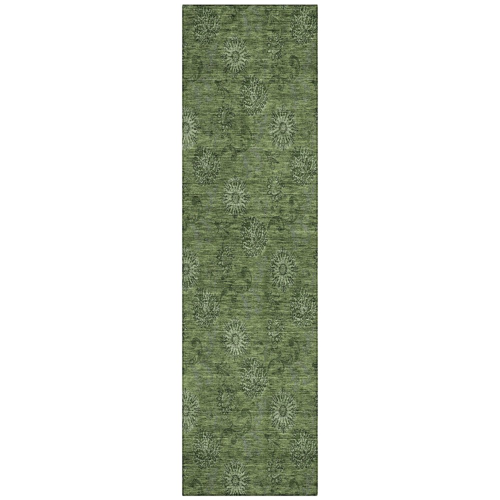 Chantille ACN788 Green 2'3" x 7'6" Rug. Picture 1