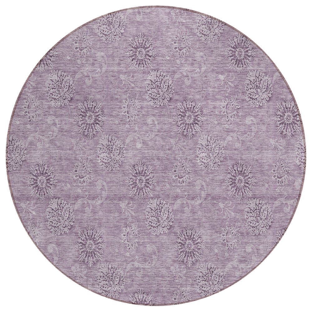 Chantille ACN789 Purple 8' x 8' Rug. Picture 1
