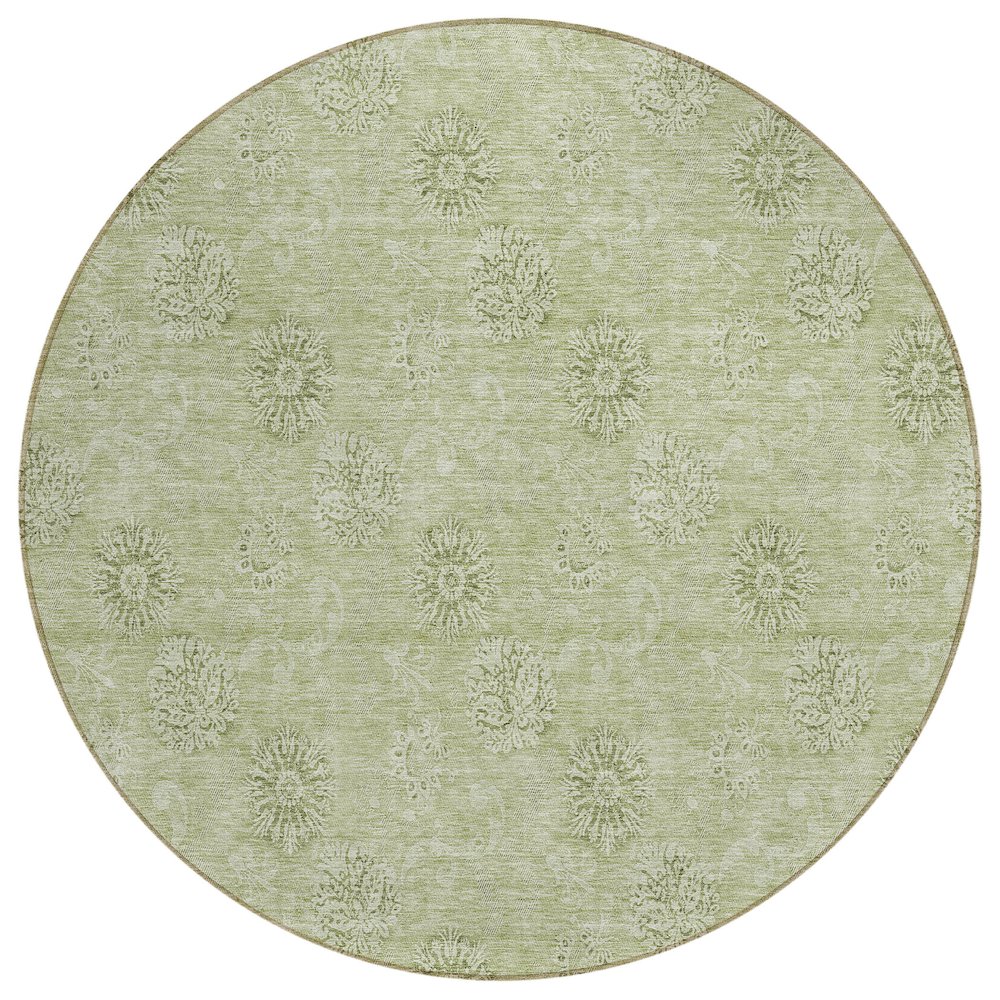 Chantille ACN789 Green 8' x 8' Rug. Picture 1