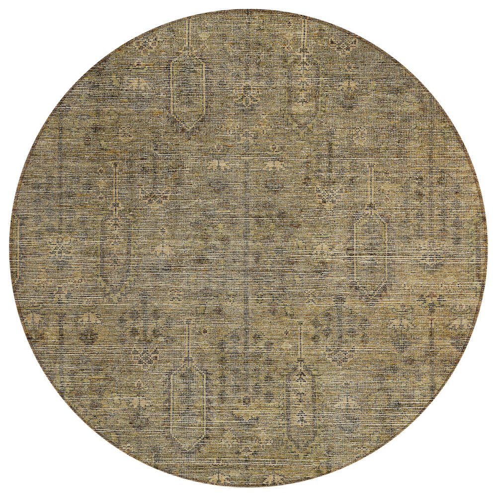 Chantille ACN790 Brown 8' x 8' Rug. Picture 1