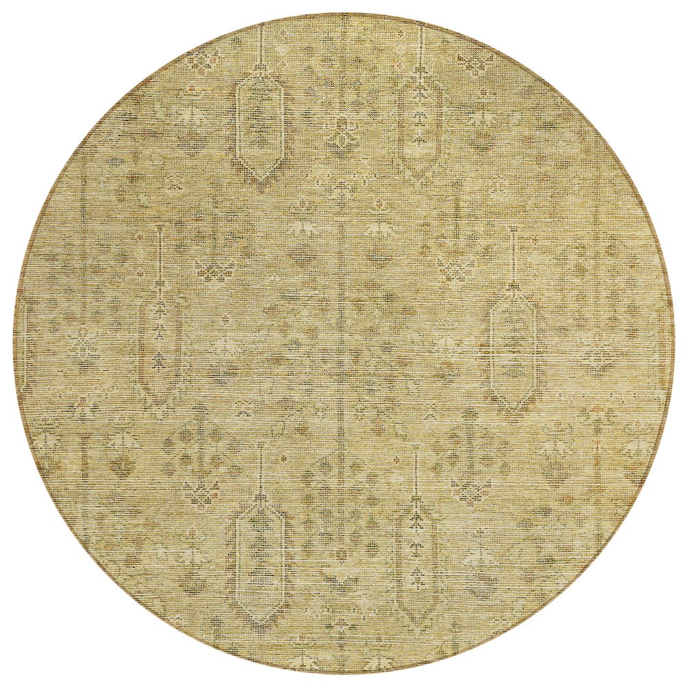Chantille ACN790 Gold 8' x 8' Rug. Picture 1