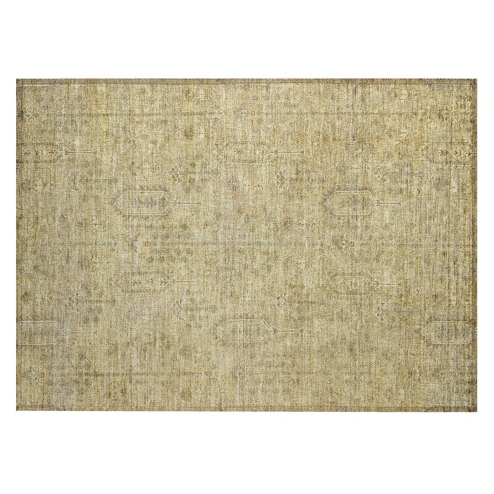 Chantille ACN790 Gold 1'8" x 2'6" Rug. Picture 1