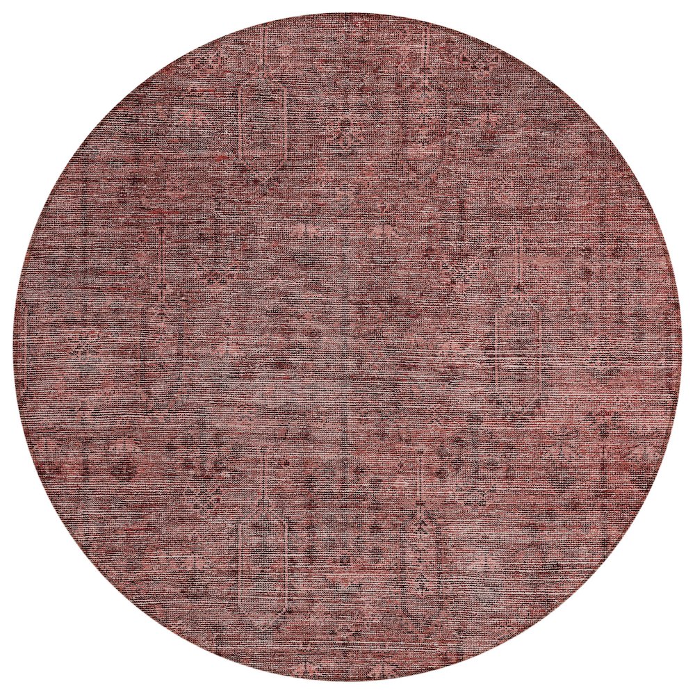 Chantille ACN790 Orange 8' x 8' Rug. Picture 1