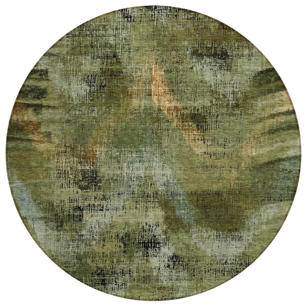 Chantille ACN792 Green 8' x 8' Rug. Picture 1