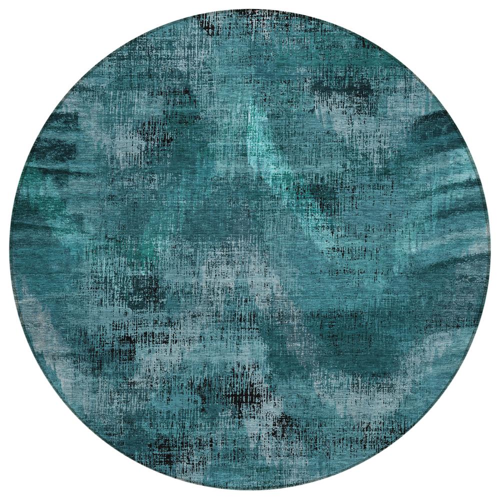 Chantille ACN792 Teal 8' x 8' Rug. Picture 1